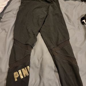 Womens x-small pink(Victoria secret) leggings